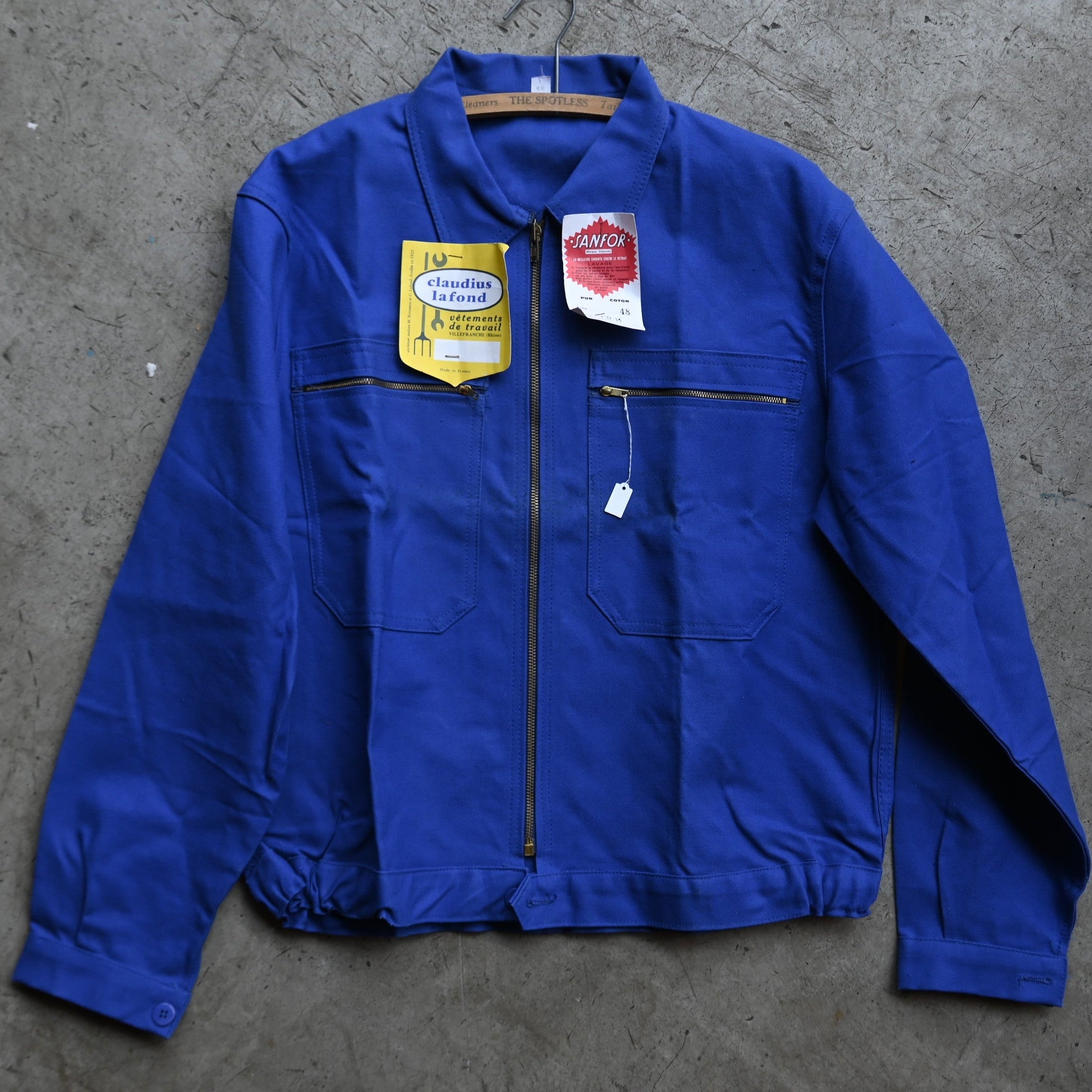 90s / France Vintage work jacket｛R-01018｝ボロ,ヴィンテージ