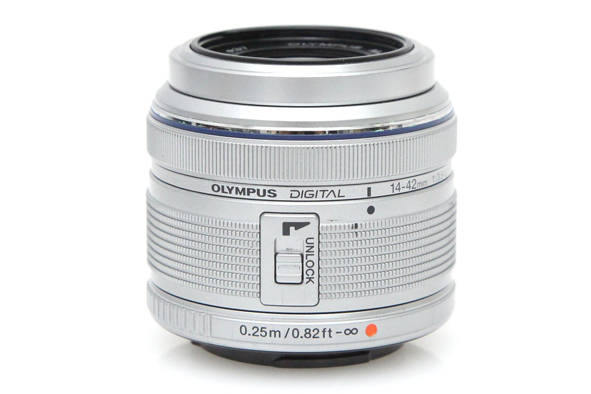 M.ZUIKO DIGITAL 14-42mm F3.5-5.6 II R シルバー CA01-P191-2A2B-ψ