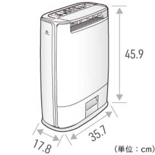 パナソニックのデシカント方式衣類乾燥除湿機F-YZUX60-Nをレンタルし