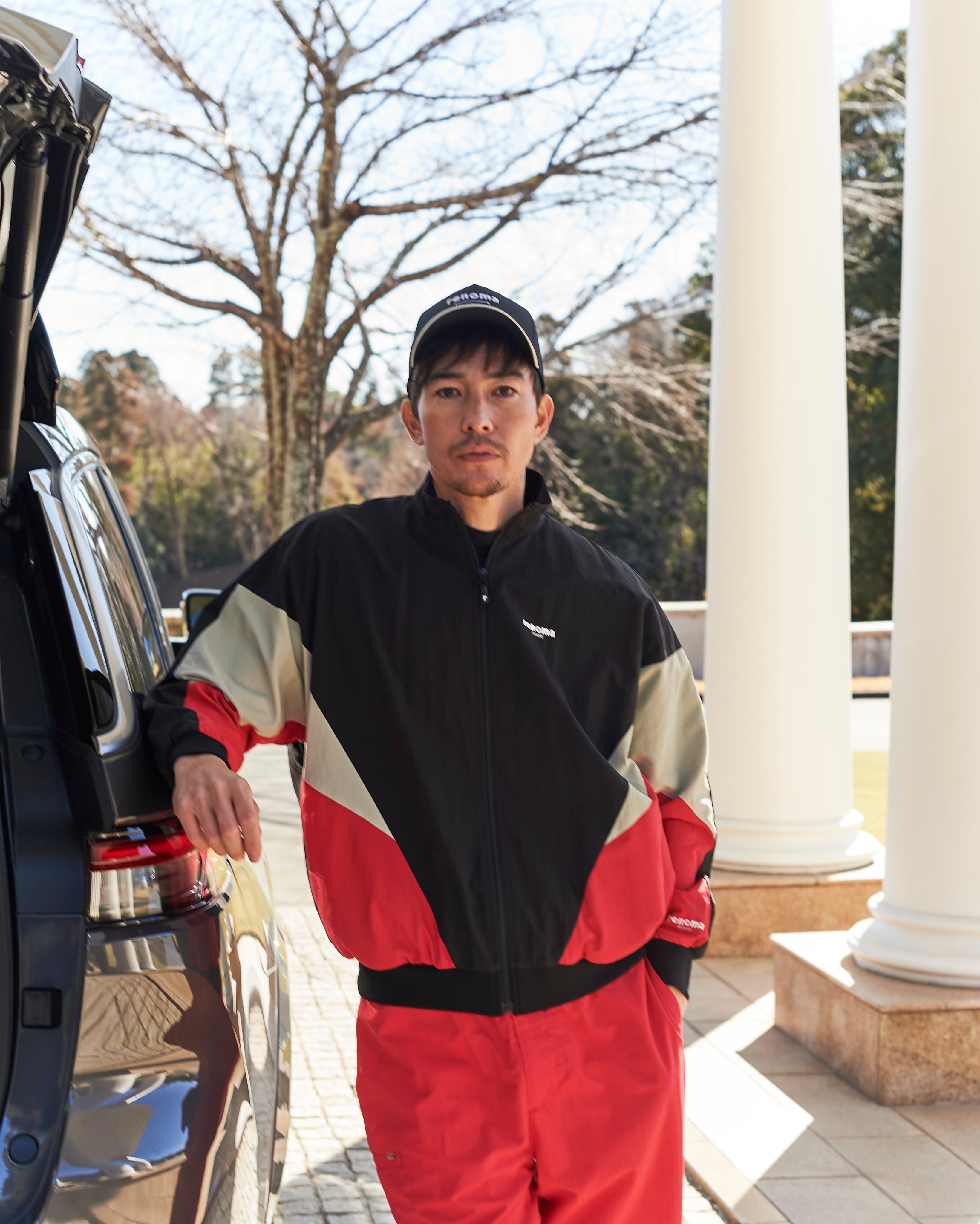 SWITCHING NYLON JACKET – renoma golf