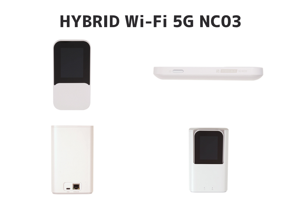 新品未使用HYBRID Wi-Fi NC03クレードル付き Broad WiMAX、Wi-Fi 7対応