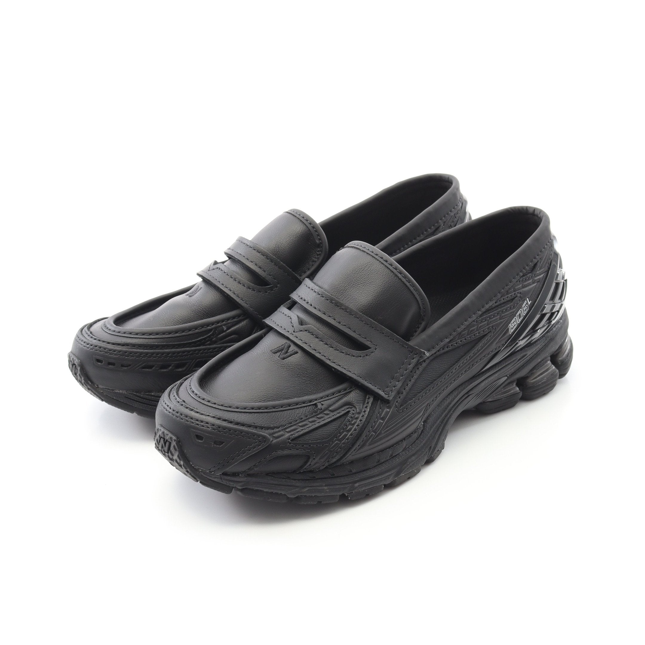 1906L スニーカー ローファー レザー ブラック ニューバランス – RECLO