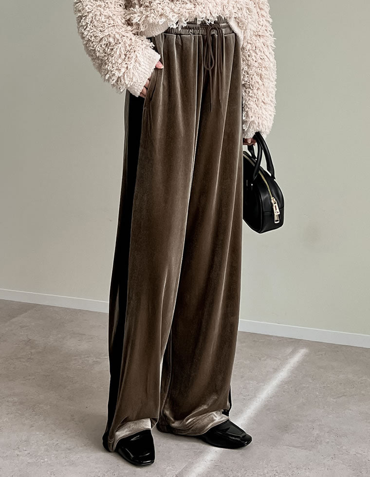 ベロアドロストストレートトラックパンツ - パンツ通販 | 人気