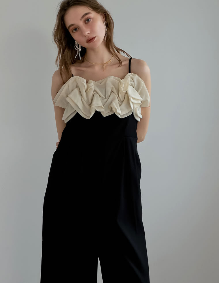 シアーフリルキャミオールインワン - オールインワン通販 | 人気