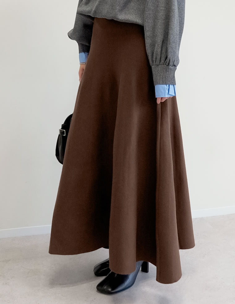 ミラノリブフレアニットスカート - スカート通販 | 人気レディース