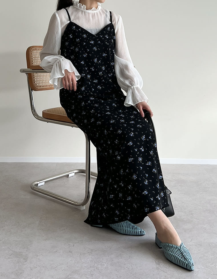 デシン柄キャミソールワンピース - ワンピース通販 | 人気レディース