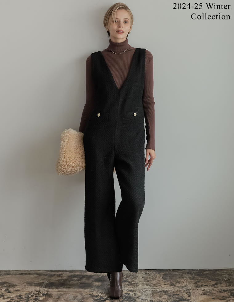 サロペット・オーバーオール・オールインワン Side Bow-tie