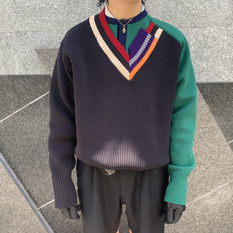 Refine | kolor カラー 20SS ダブルネック ニット