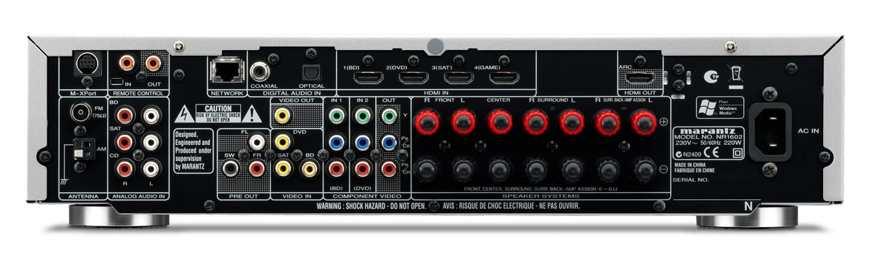 Marantz NR1602 AV receiver with AirPlay • The Register