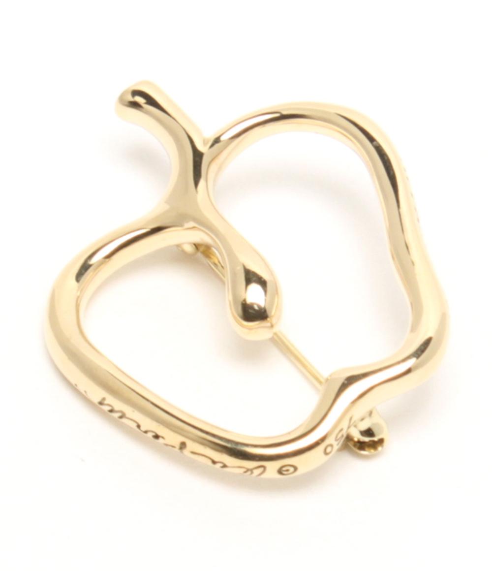 美品 TIFFANY&Co. ブローチ K18 エルサ ペレッティ アップルモチーフ