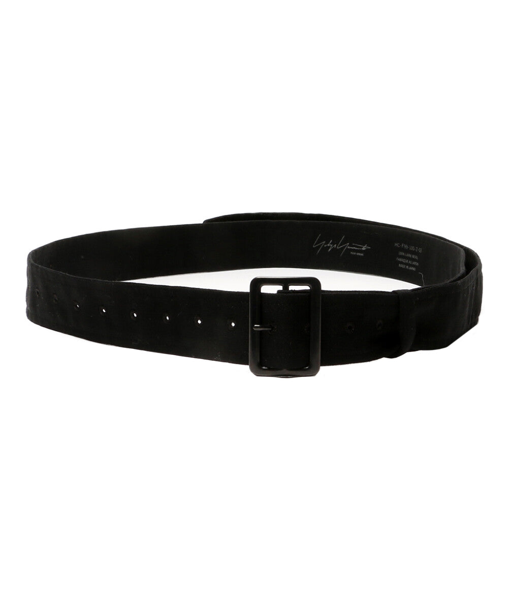 YOHJI YAMAMOTO POUR HOMME ウールギャバベルト メンズ ヨウジヤマモト