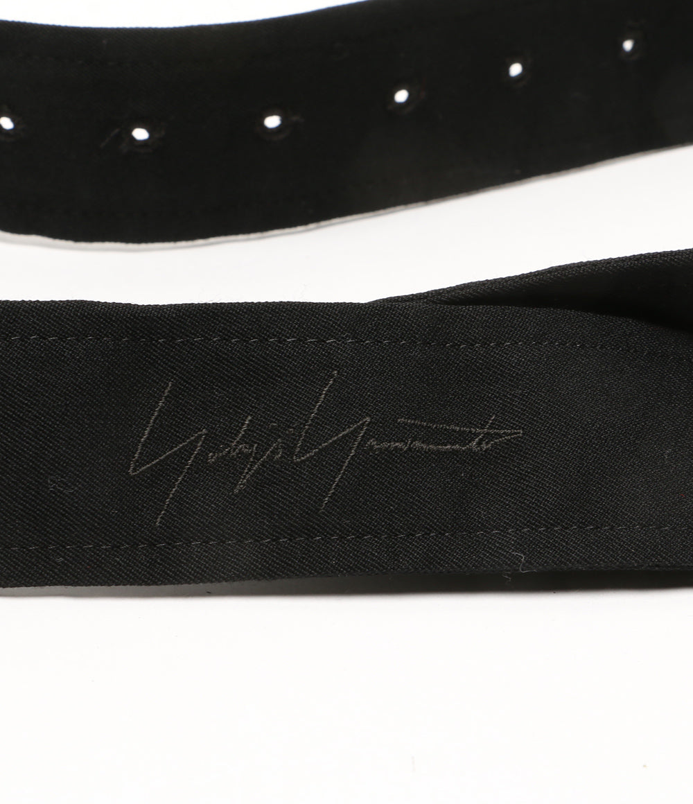 YOHJI YAMAMOTO POUR HOMME ウールギャバベルト メンズ ヨウジヤマモト