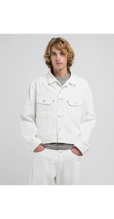 9Z1 ECO PLUS ホワイトデニムジャケット（セットアップモデル