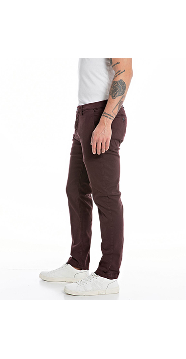 スリムフィットZEUMAR Hyper Chino X.Lite チノパンツ｜REPLAY