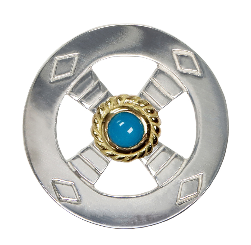 TADY&KINGレギュラーホイールSV 金縄ターコイズ Necklace TADY＆KING