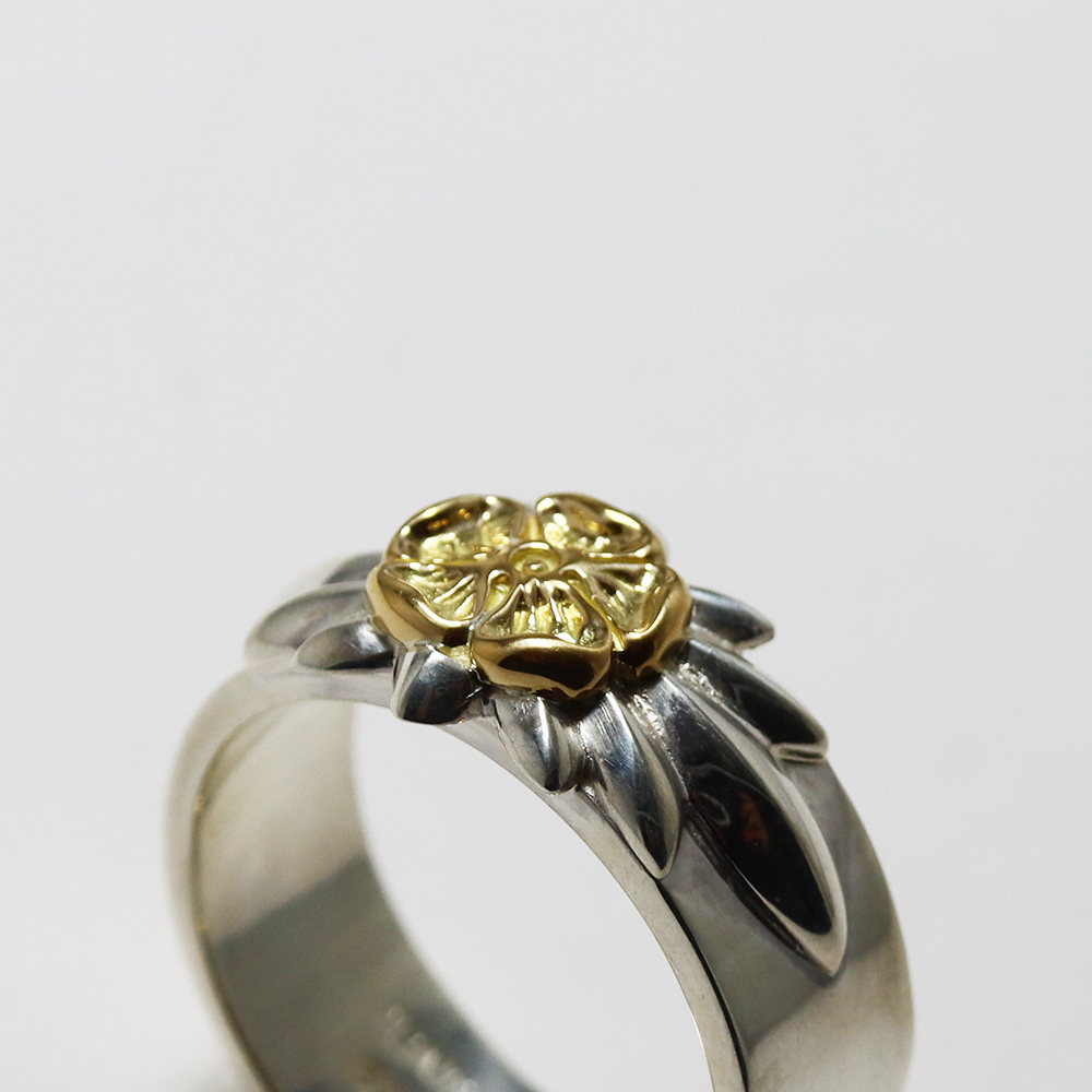 TADY&KING平打ちリングリリーSV K18ローズ Ring TADY＆KING ONLINE STORE