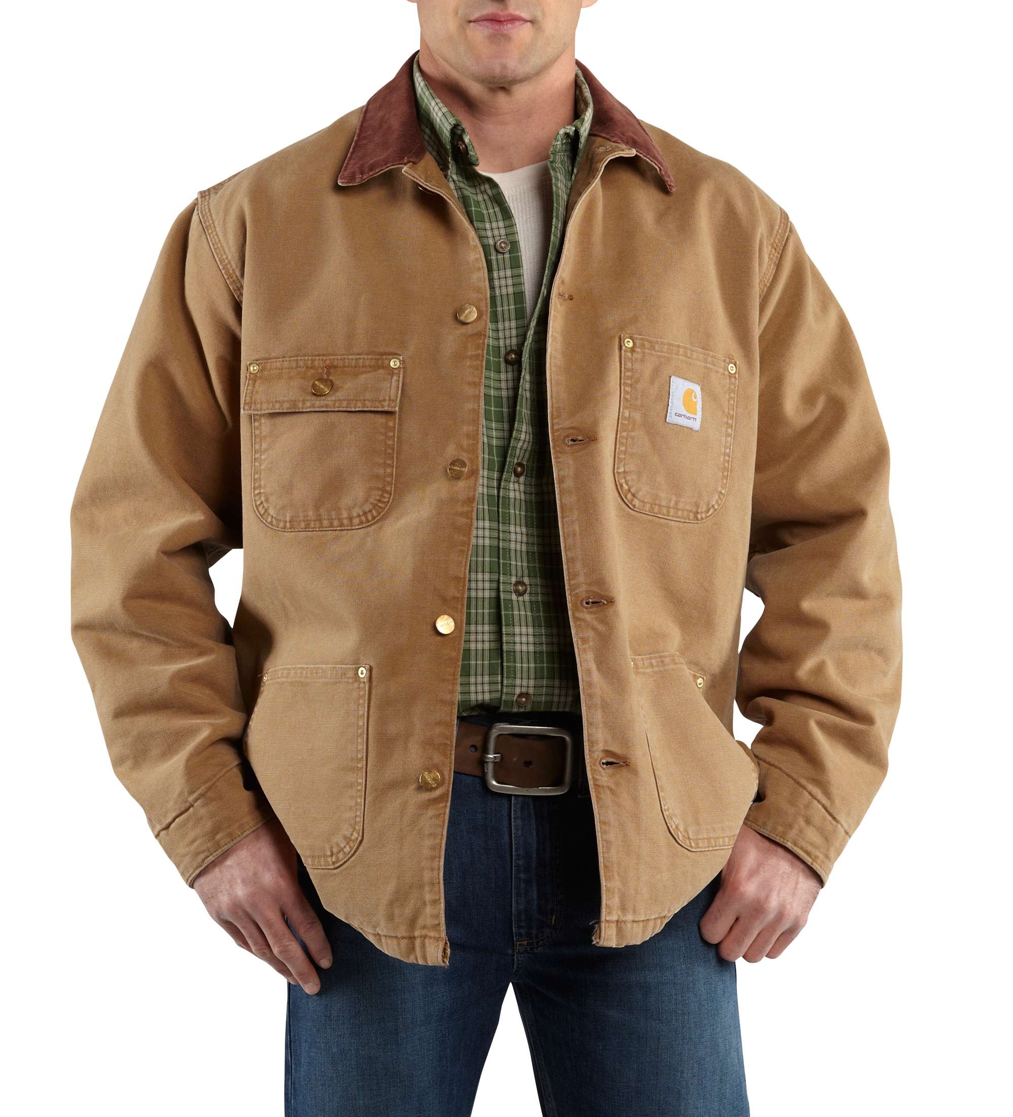 Weathered Duck Chore Coat/Blanket-Lined | Carhartt Reworked