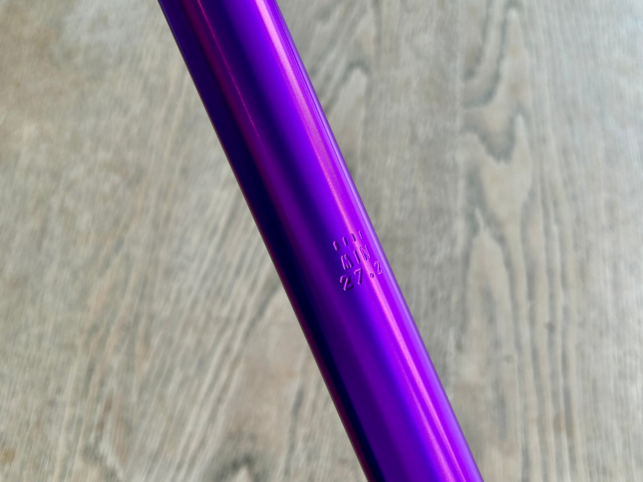 PAUL TALL AND HANDSOME SEATPOST 27.2mm Purple ポール シートポスト