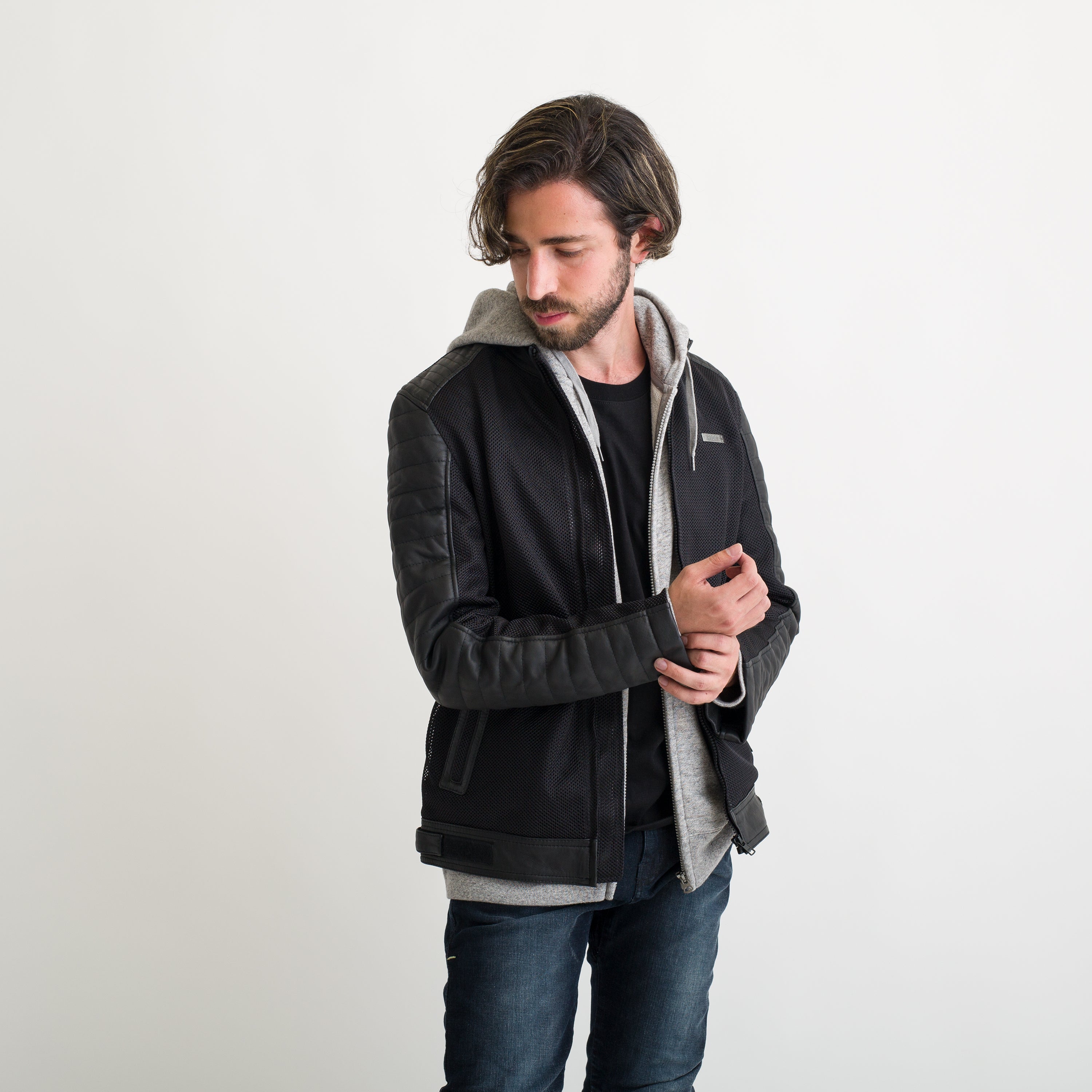 RIDEZ BRIDGE MESH JACKET BLACK RLSJ1301 | バイク用品はRIDEZ