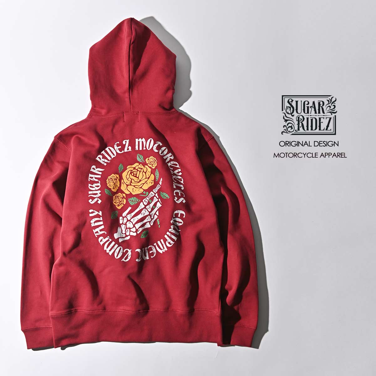 SUGAR RIDEZ ROSES ZIP PARKA レディース パーカー RHD10 | バイク用品