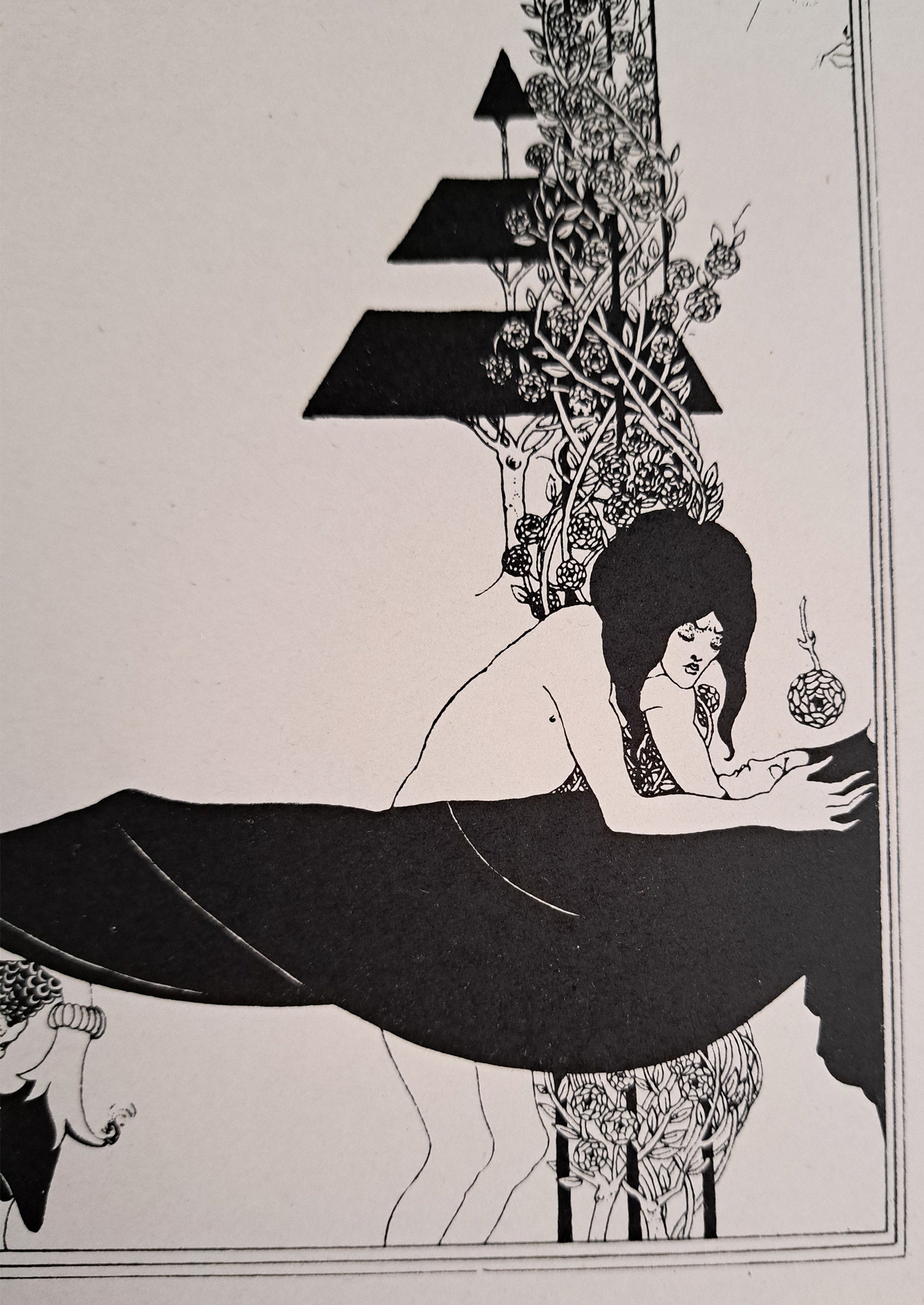 オーブリー・ビアズリー ≪プラトニックな嘆き≫ 『サロメ』より1900