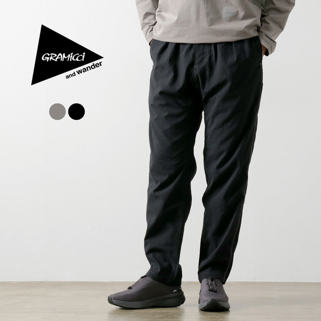 AND WANDER（アンドワンダー） グラミチ ナイロン クライミング パンツ