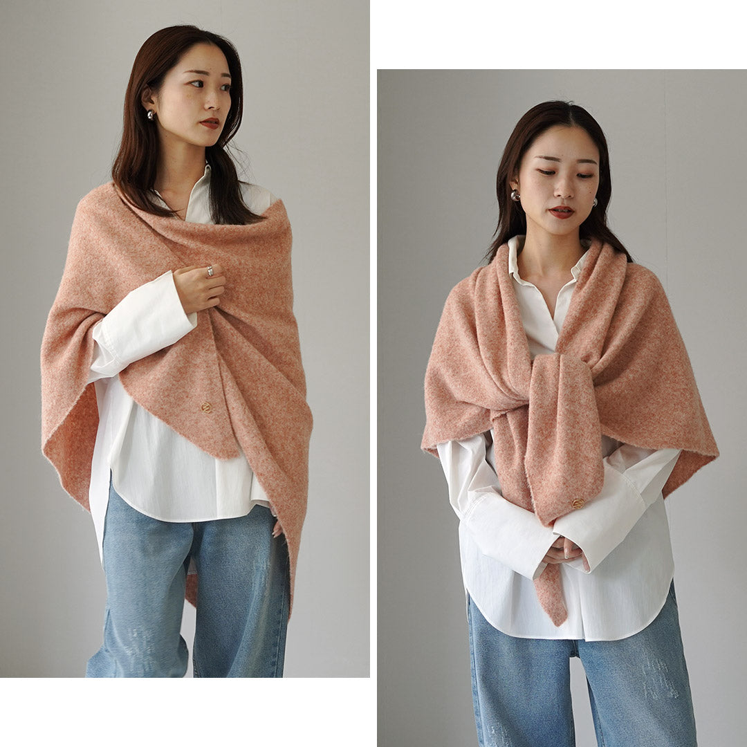 YENN（イェン）アルパカ ミックス スカーフ / レディース ストール