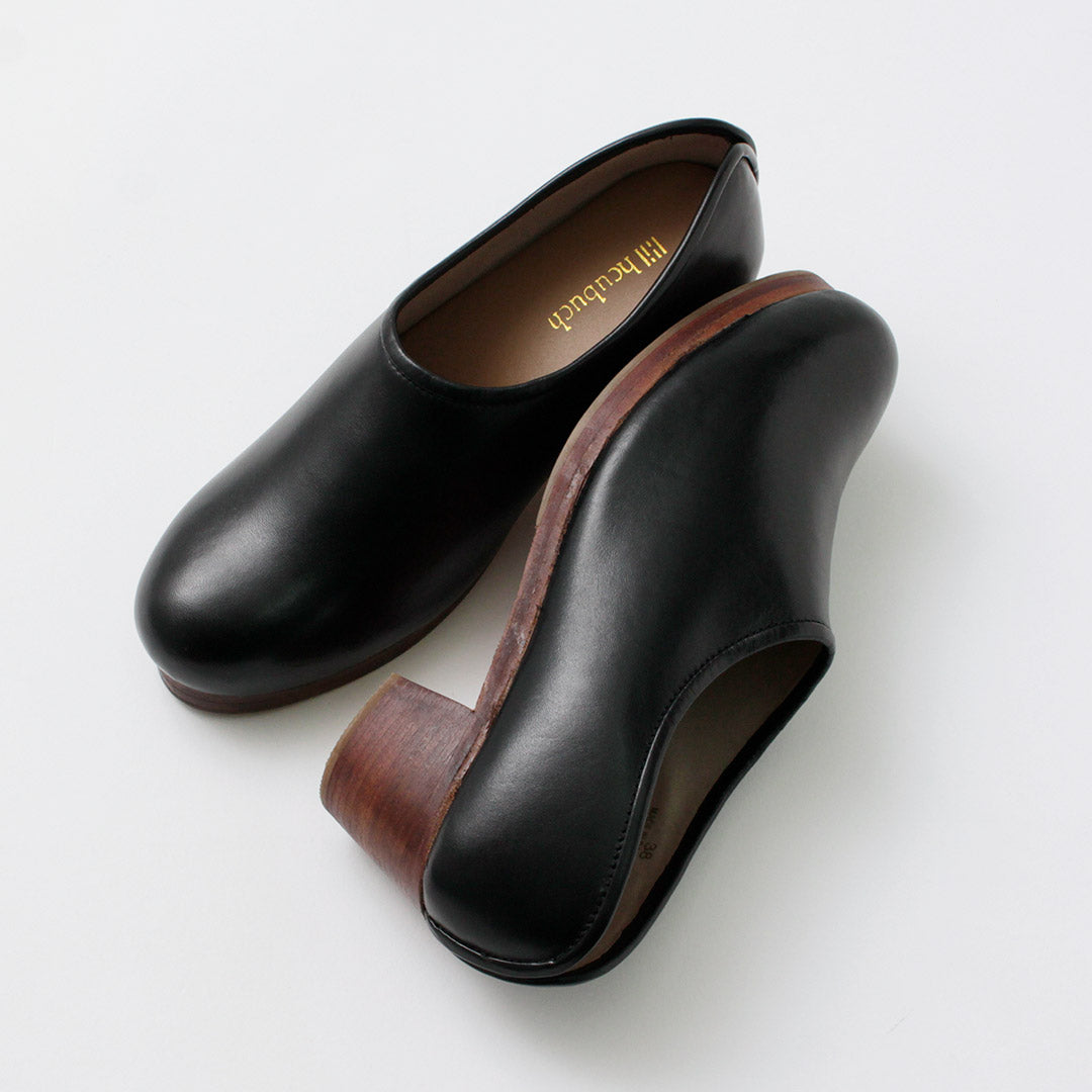 HCUBUCH（フーブ） カウレザーサボ（はまぐりがた） / レディース