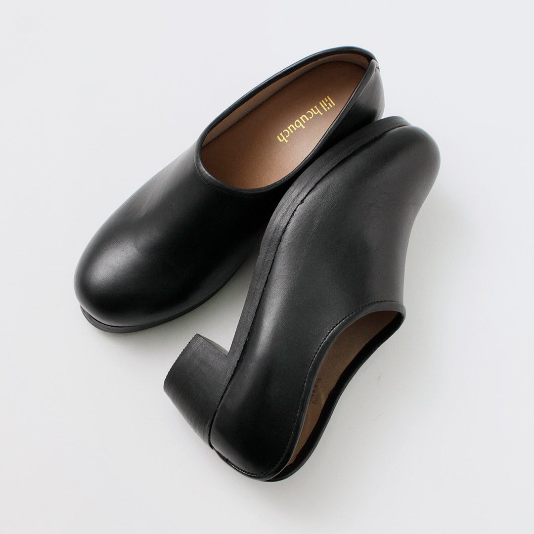 HCUBUCH（フーブ） カウレザーサボ（はまぐりがた） / レディース