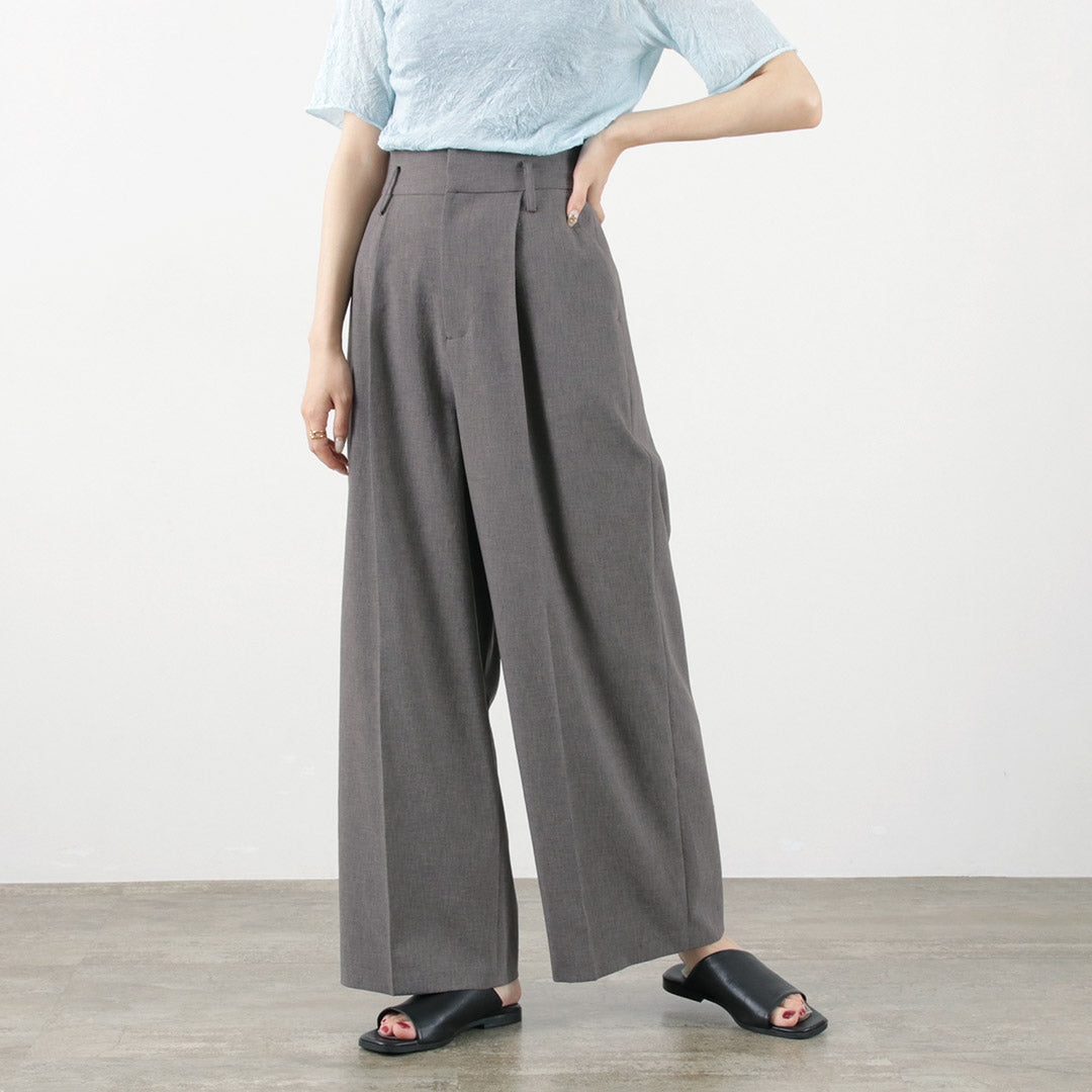 70％OFF】MIDIUMISOLID（ミディウミソリッド） ハイウエスト タック