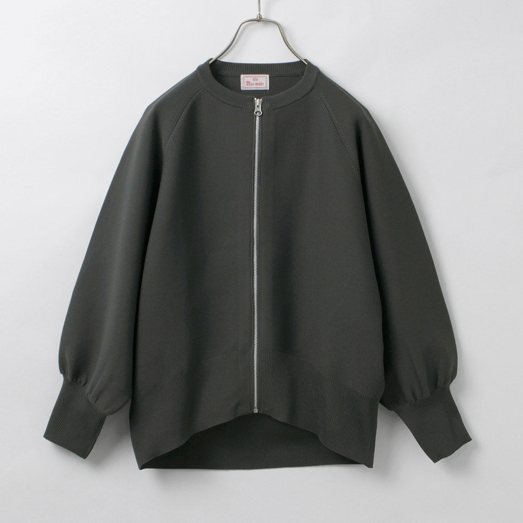 MAO MADE（マオメイド） カラー別注 ラグランスリーブ ジップアップ