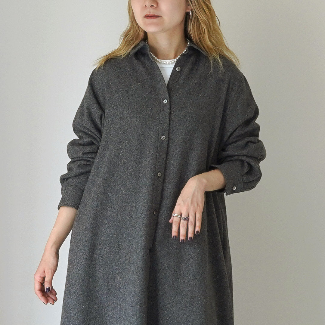 MIDIUMI（ミディウミ） コート ワンピース / レディース シャツ ウール