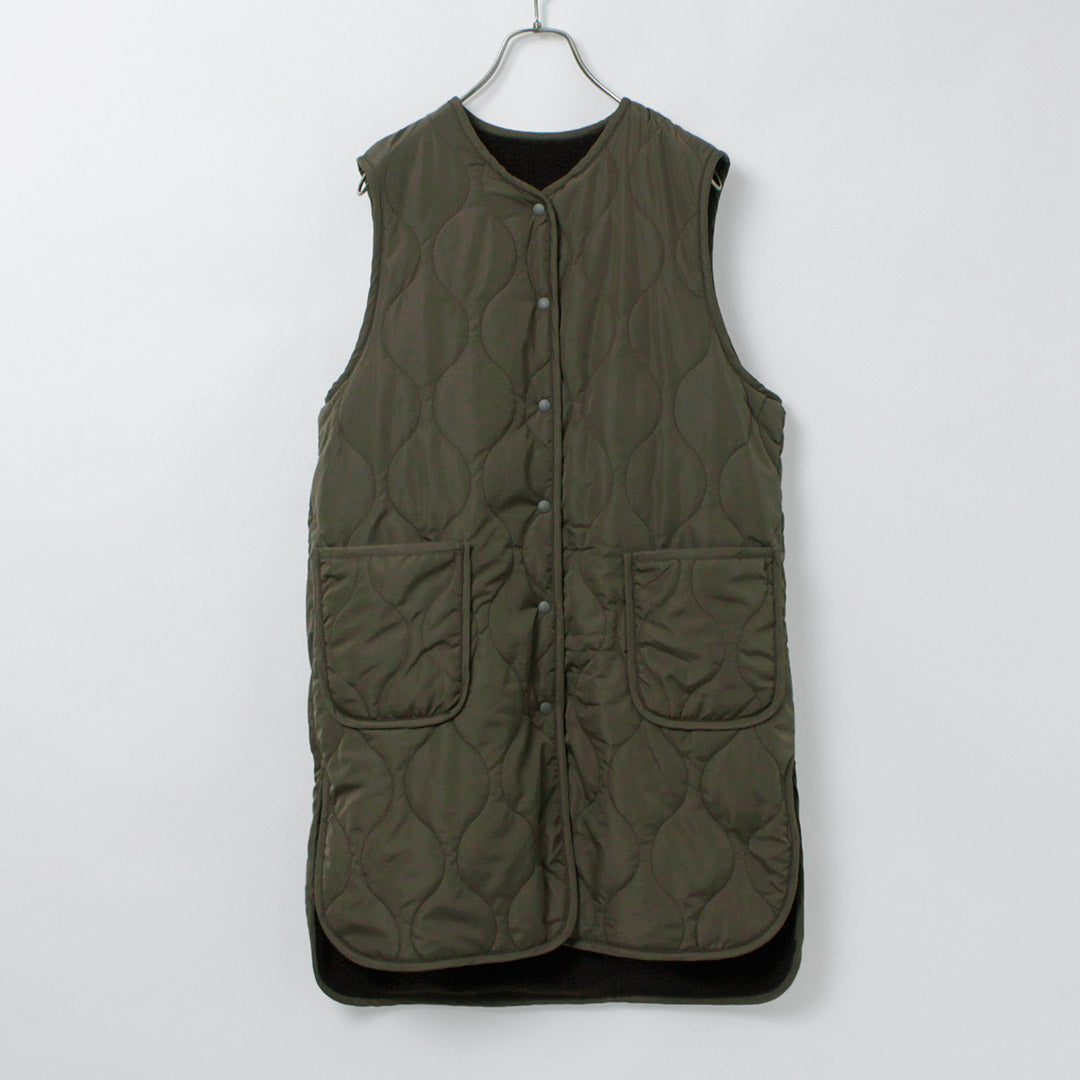 MIDIUMI（ミディウミ） キルティング リバーシブル ベスト