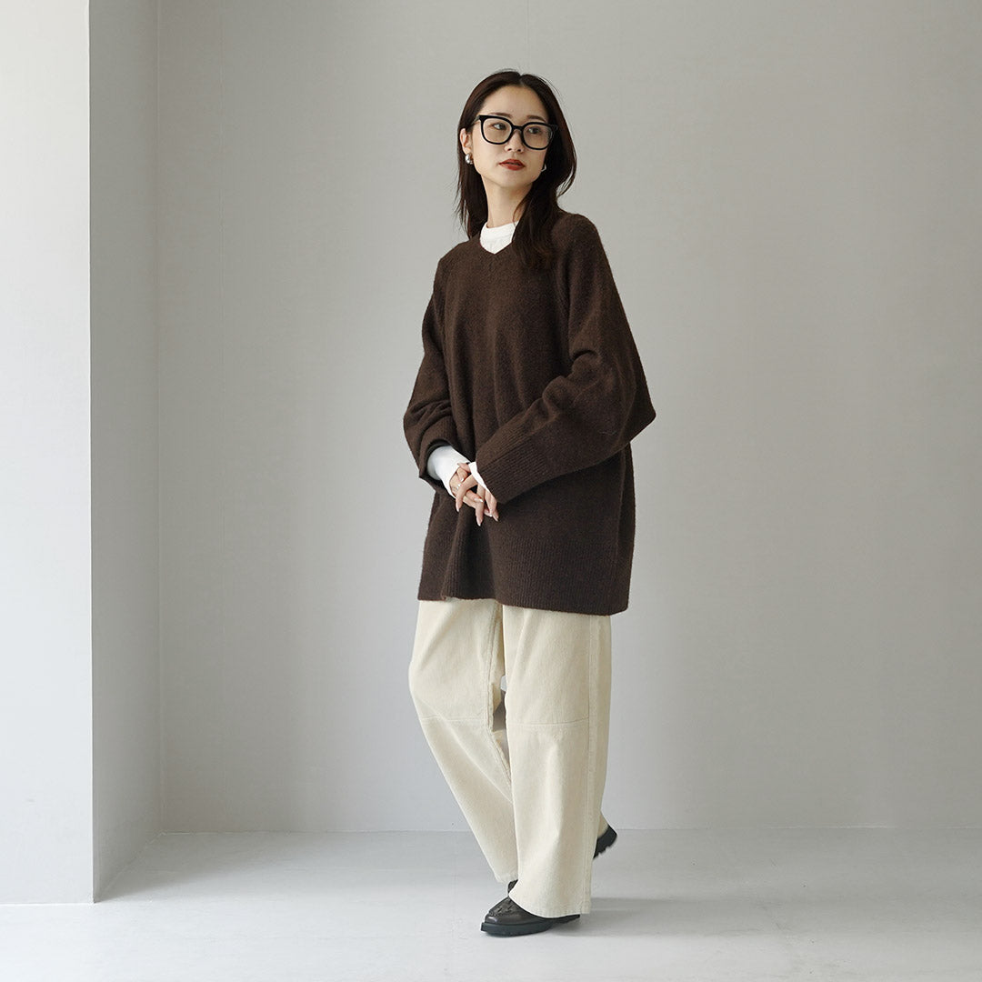 YENN（イェン） アルパカ ミックス セーター / レディース ニット 長袖