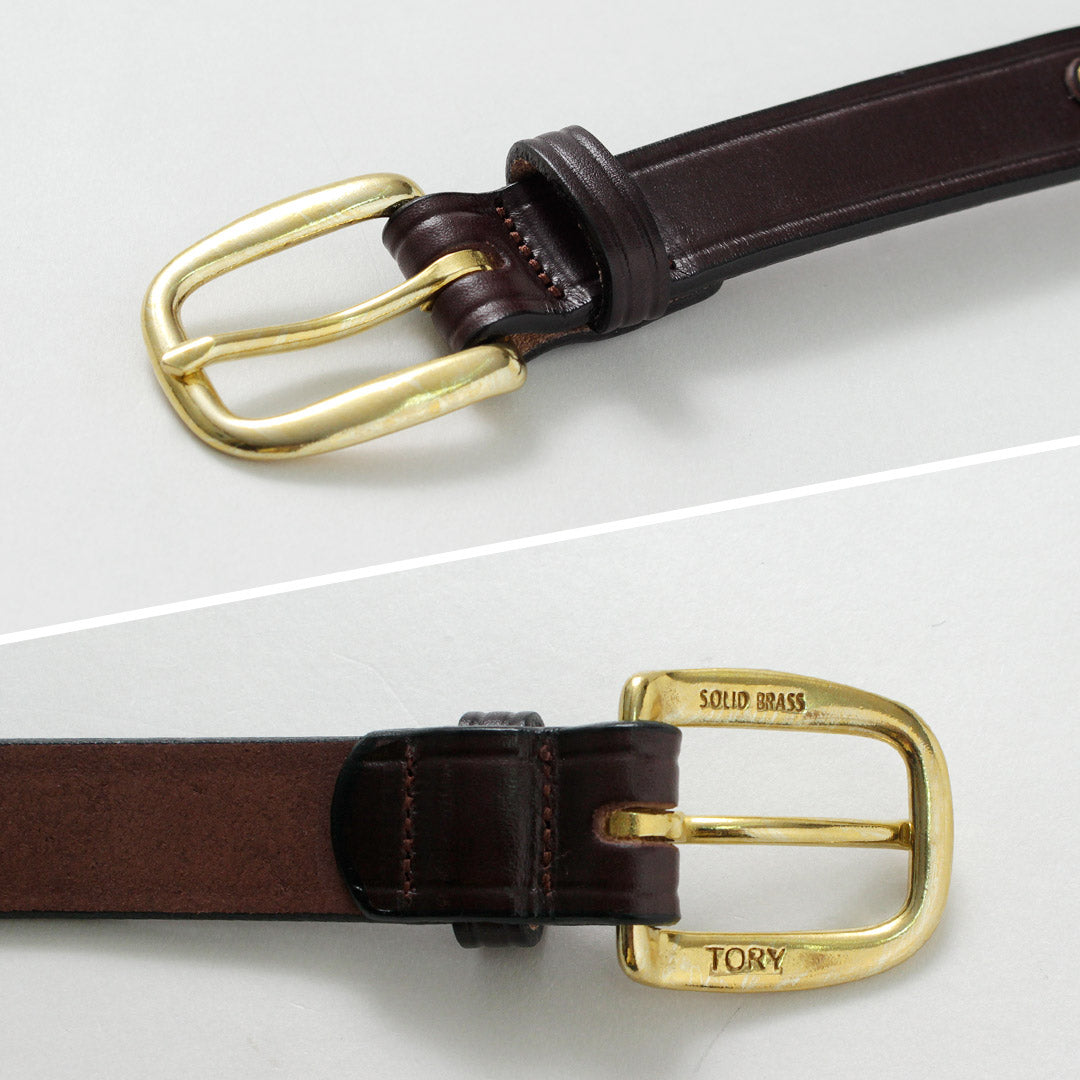 TORY LEATHER（トリーレザー） ビットベルト / メンズ 本革 細め