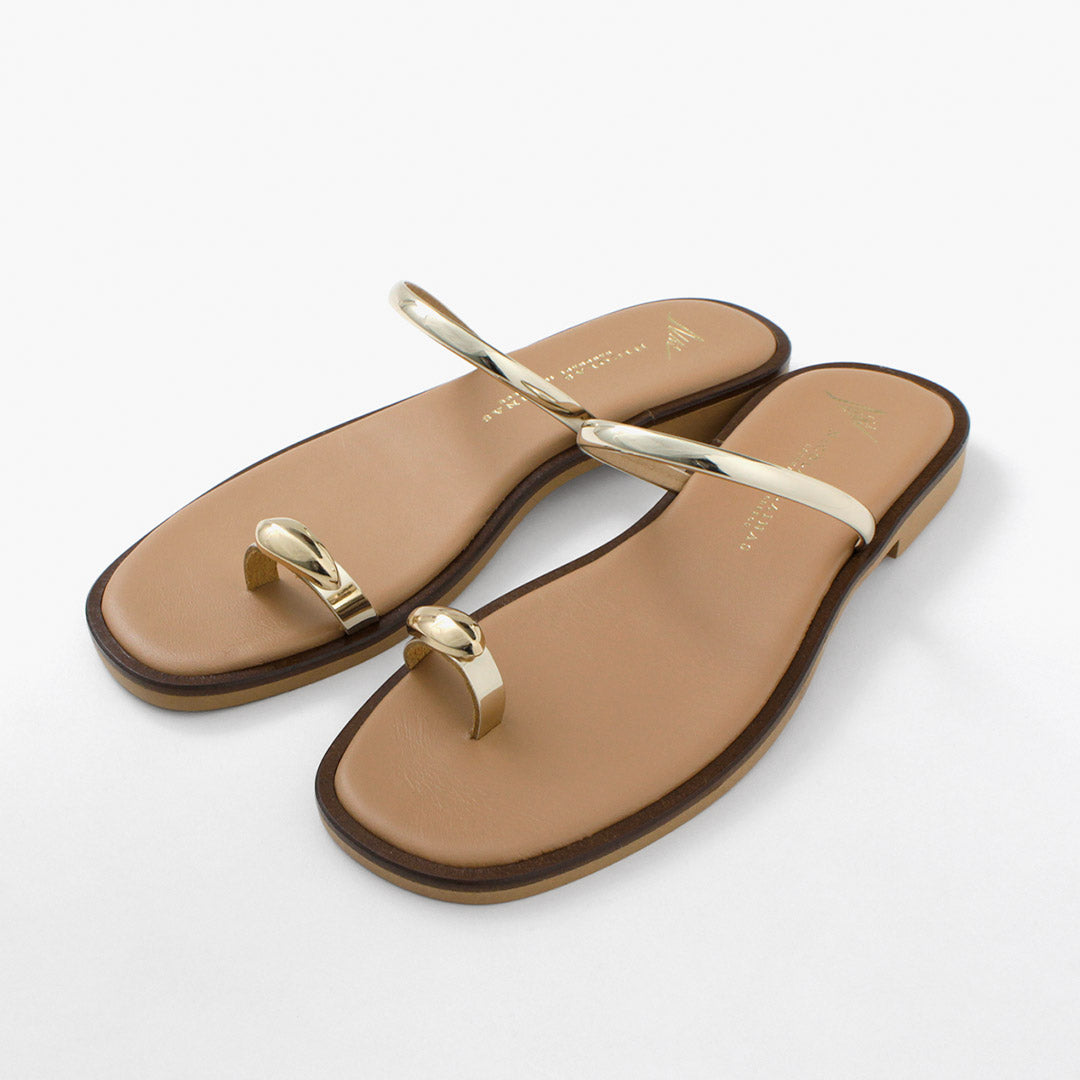 NICOLAS LAINAS（ニコラス ライナス） サムリング フラットサンダル