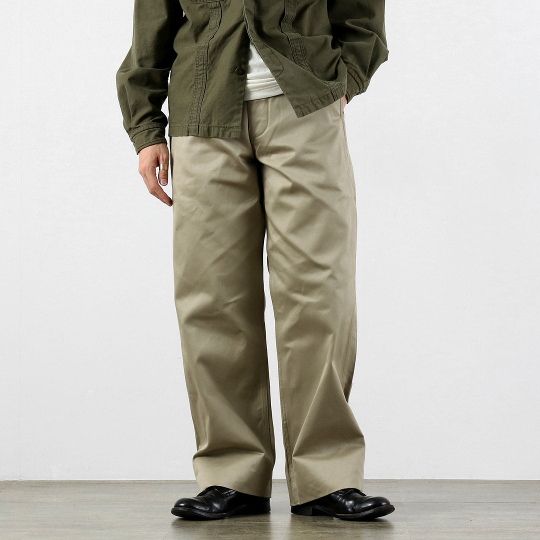 バズリクソン チノパン カーキW34 BUZZ RICKSON'S（バズリクソンズ