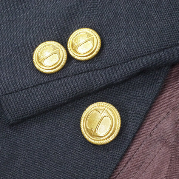 Old Dior 金ボタンテーラードジャケット（濃紺） – Vintage Shop Rococo