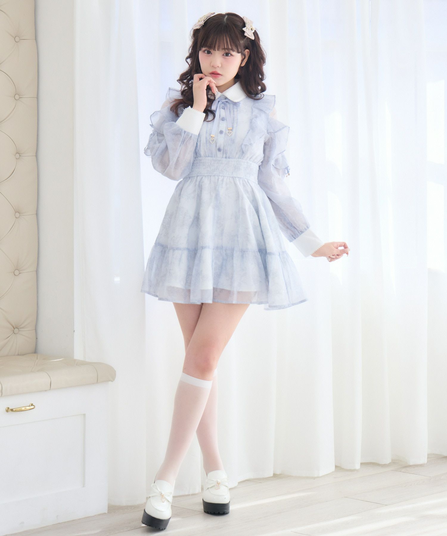 花柄ミニワンピース | Rlab store