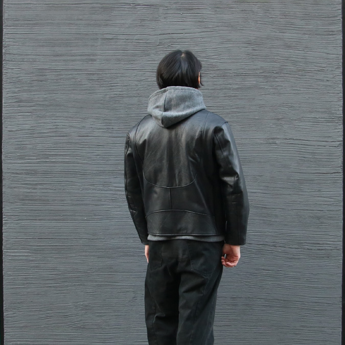 ink(インク) ink19aw-02 [EASY RIDERS] リメイク レザー ライダース