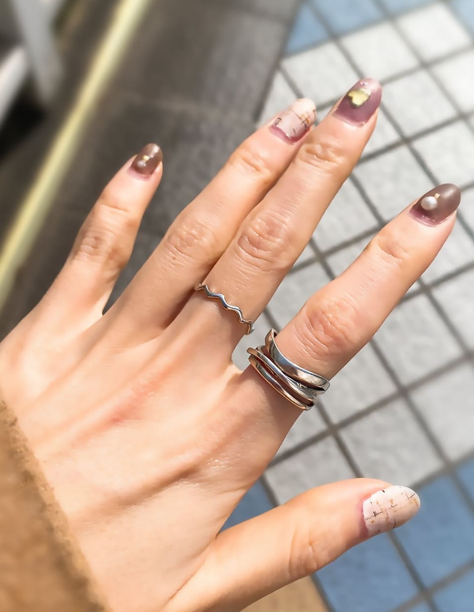 なみなみウェーブリング シルバー925 – 金属アレルギー対応の