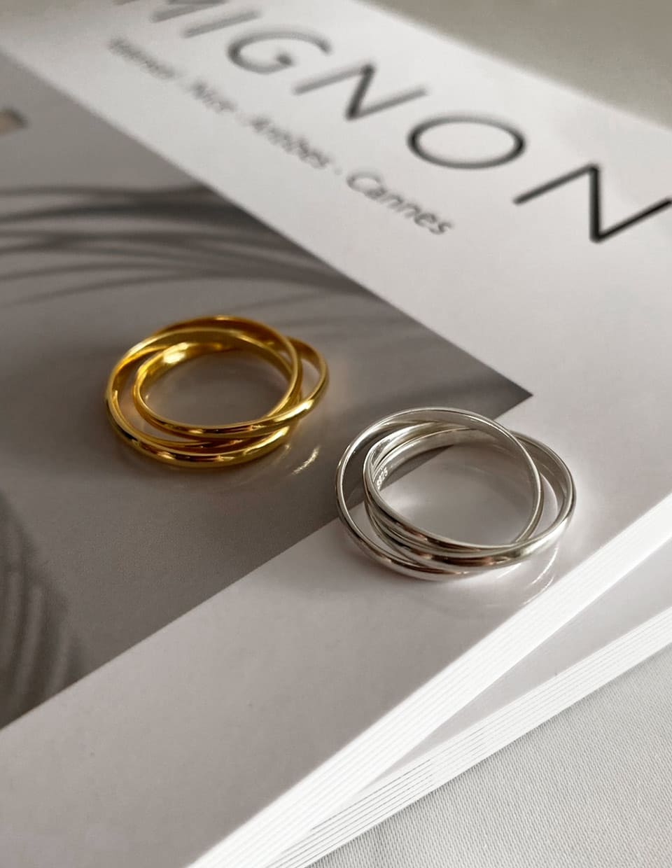 3連リング シルバー925 – 金属アレルギー対応のアクセサリーブランド