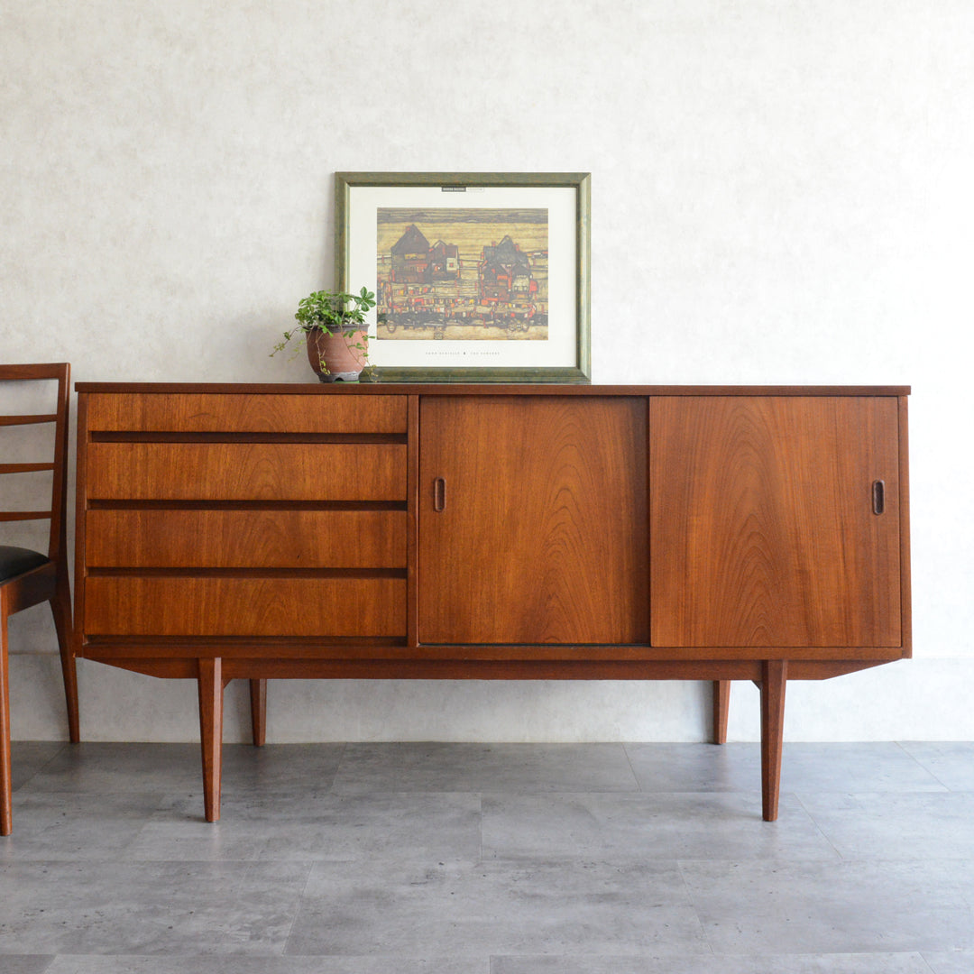 昭和レトロポップ｜ラタンヴィンテージ｜サイドボードチェスト｜10