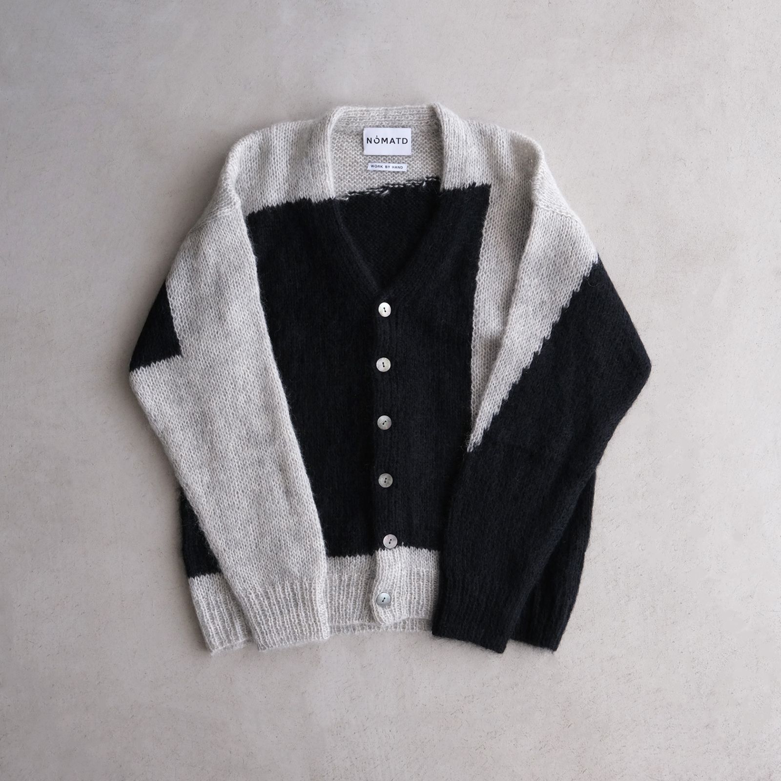 NOMARHYTHM TEXTILE - Hand Knitted Mohair Cardigan -カーディガン