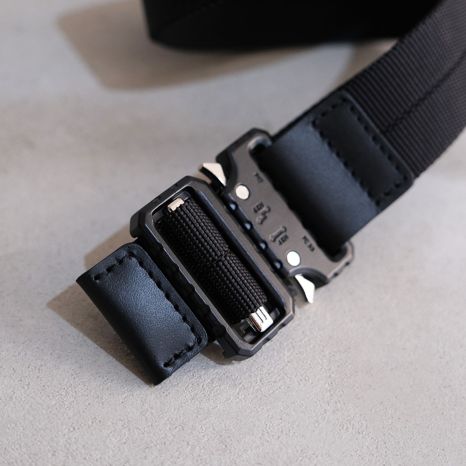 Graphpaper - Nylon Riggers Belt -ベルト-（Black / ブラック）GU253