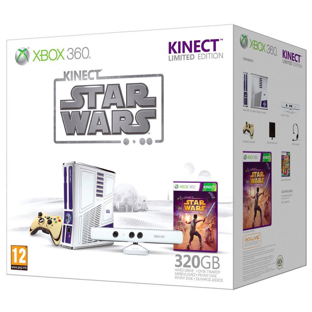 Xbox 360 S Limited Edition Kinect Star Wars Console (320GB)