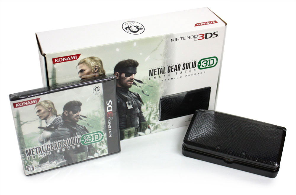 Metal Gear Solid Snake Eater 3D Premium Package (Konami Style