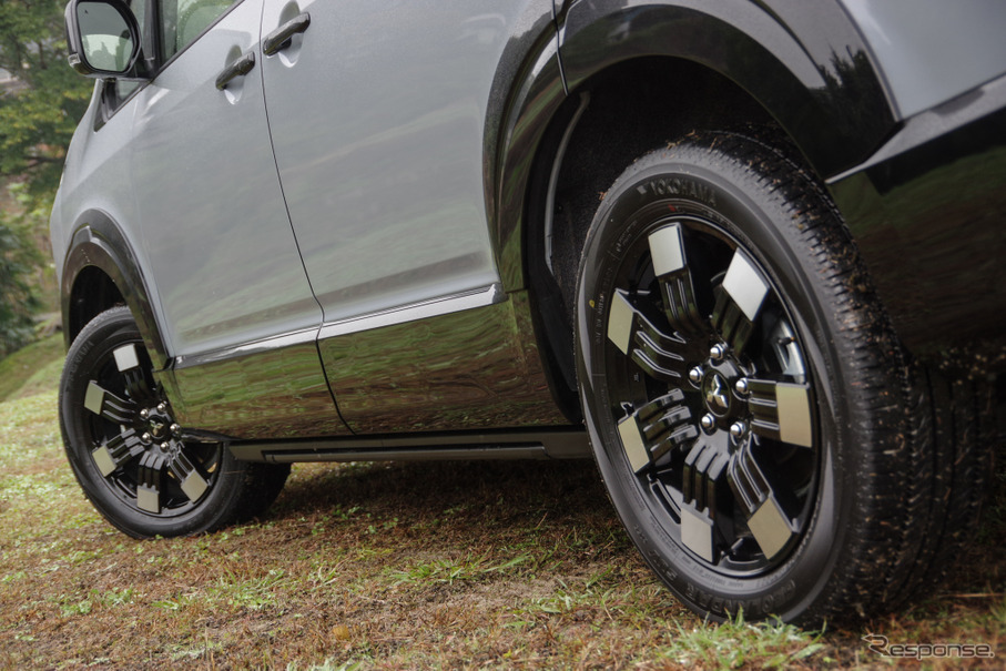 三菱『デリカD:5』新型にヨコハマタイヤ「GEOLANDAR SUV」を装着、低