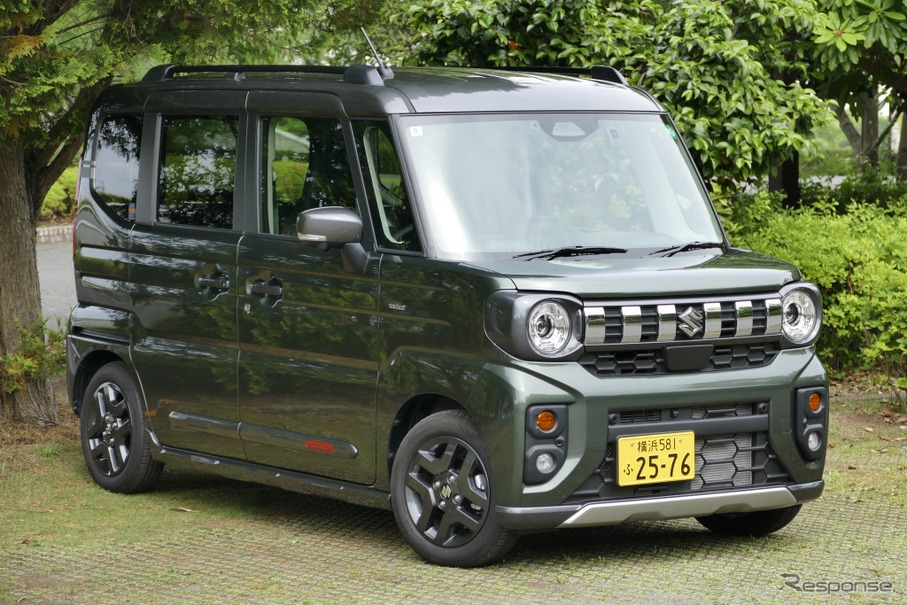 スズキ スペーシアギア 新型試乗】いつもの買い物もキャンプ気分に