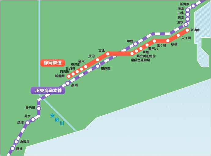路線図から探す｜エイブルネットワーク静岡